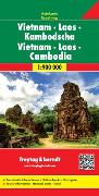 Vietnam - Laos - Kambodscha, Autokarte 1:900.000. 1:900'000